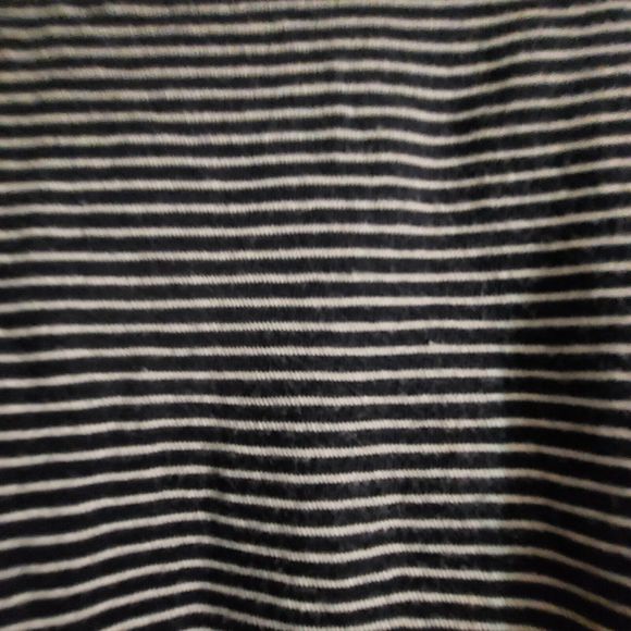 J.jill Tops Women Size L, 3/4  Sleeve, Striped, Blue ,white, Cotton, Rayón,... - Picture 7 of 7